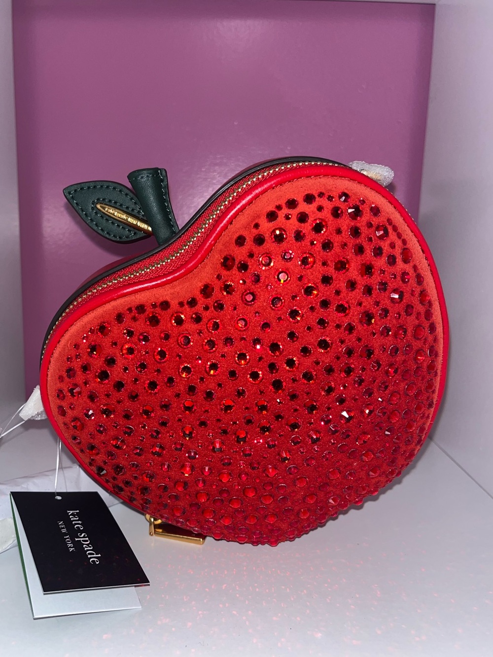 kate spade NWT! Big Apple Embellished 3d Crossbody